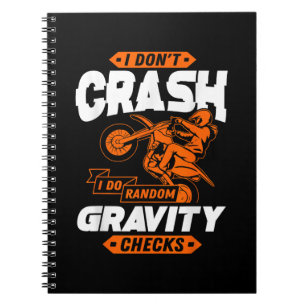 Caderno Espiral Verificações Aleatórias de Gravidade - Motocross e