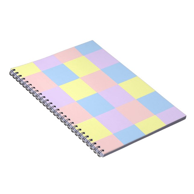 Caderno Espiral Verificadores de Primavera de Pastel (Lado Direito)