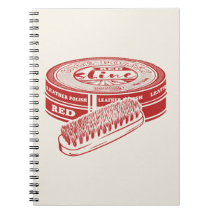Caderno Espiral Vermelho calçado