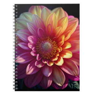 Caderno Espiral Vermelho Cor-de-rosa Cor-de-rosa Amarelo-púrpura D