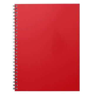 Caderno Espiral Vermelho puro