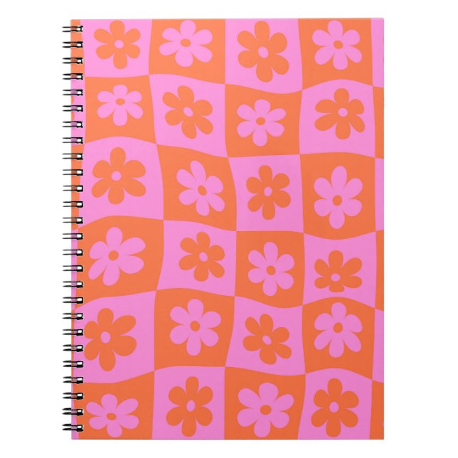 Caderno Espiral Vermelhos Vermelhos Vermelhos e Laranja com Contro (Frente)