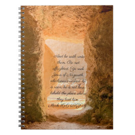 Caderno Espiral Versículo do Dia Ressurreição de Jesus Cristo