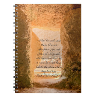 Caderno Espiral Versículo do Dia Ressurreição de Jesus Cristo