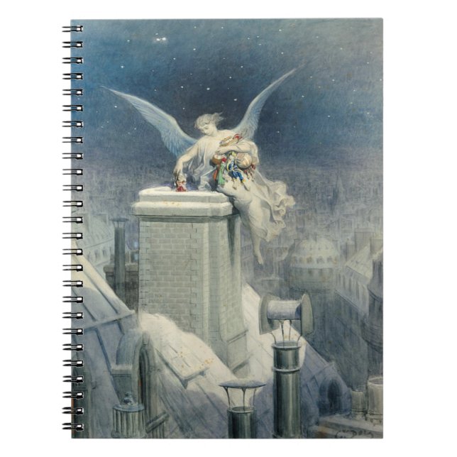 Caderno Espiral Véspera de Natal - Gustave Dore (Frente)
