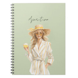 Caderno Espiral Vestido Amarelo Loiro Aperitivo