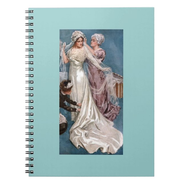 Caderno Espiral Vestir a noiva (Frente)