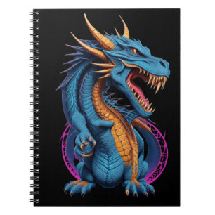 Caderno Espiral Vetor do dragão