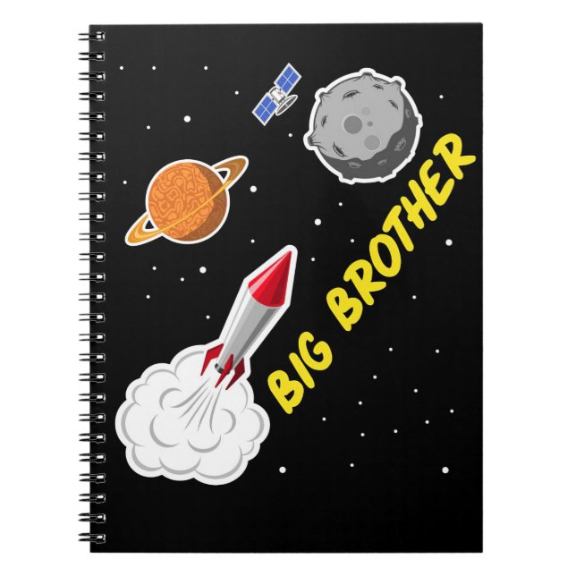 Caderno Espiral Viagem Art Space Viagem (Frente)
