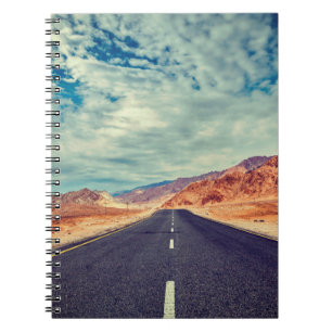 Caderno Espiral Viagem do estilo de hipster do do modelo filtrado