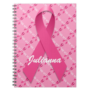 Caderno Espiral Viagem do Sobrevivente do Câncer da Mama