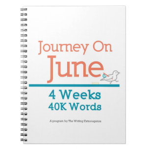 Caderno Espiral Viagem Em Junho: 4 Semanas, Notebook 40 K