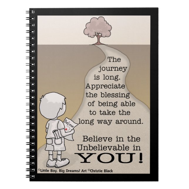 Caderno Espiral Viagem longa (Frente)