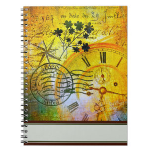 Caderno Espiral Viagem no tempo
