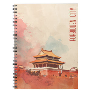 Caderno Espiral Viagem para Cidade Proibida