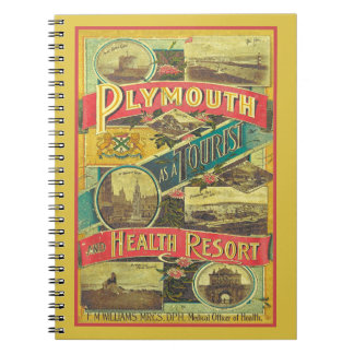 Caderno Espiral Viagens vintage and Tourist Guide of England