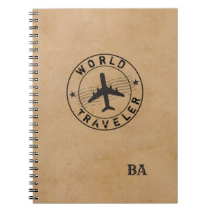 Caderno Espiral Viajante Mundial (personalizável)