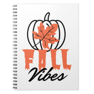 Caderno Espiral Vibes de queda