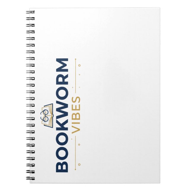 Caderno Espiral Vibes do Bookworm (Frente)