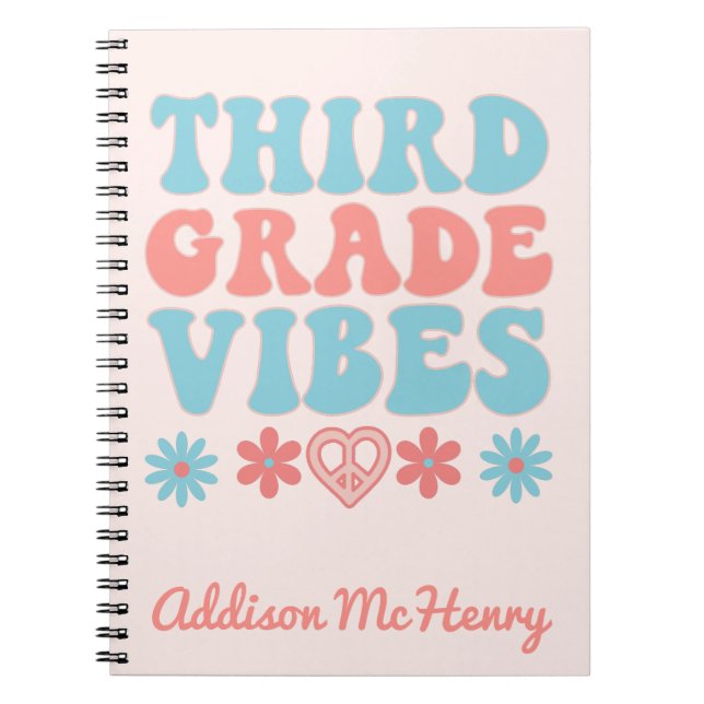 Caderno Espiral Víblias do terceiro ano - Retrocedendo ao notebook (Frente)