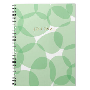 Caderno Espiral Vibrações da Praia Vidro do Mar - Verde Garrafa