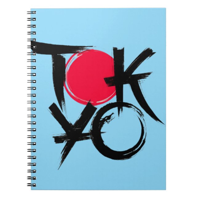 Caderno Espiral Vibrações de Tóquio (Frente)