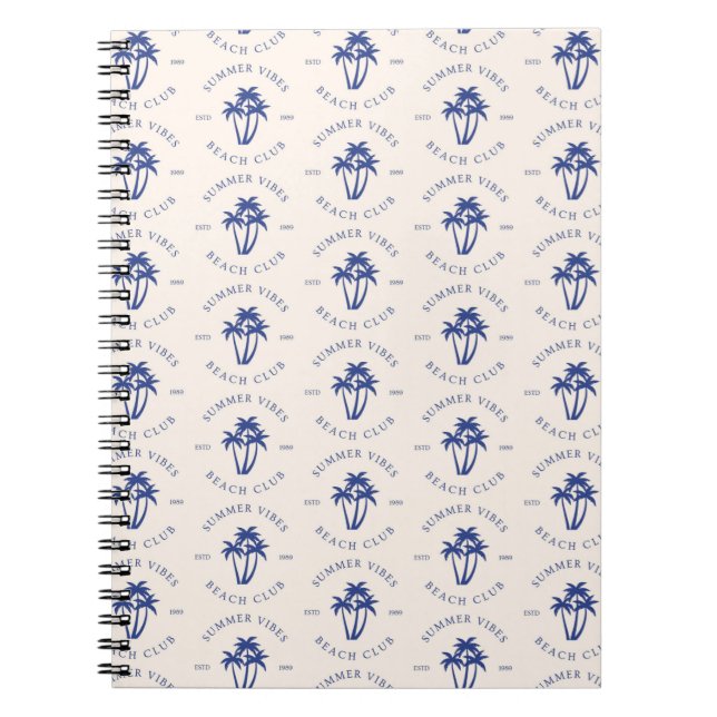 Caderno Espiral Vibrações de Verão (Frente)
