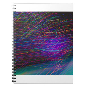 Caderno Espiral vibrações do arco-íris