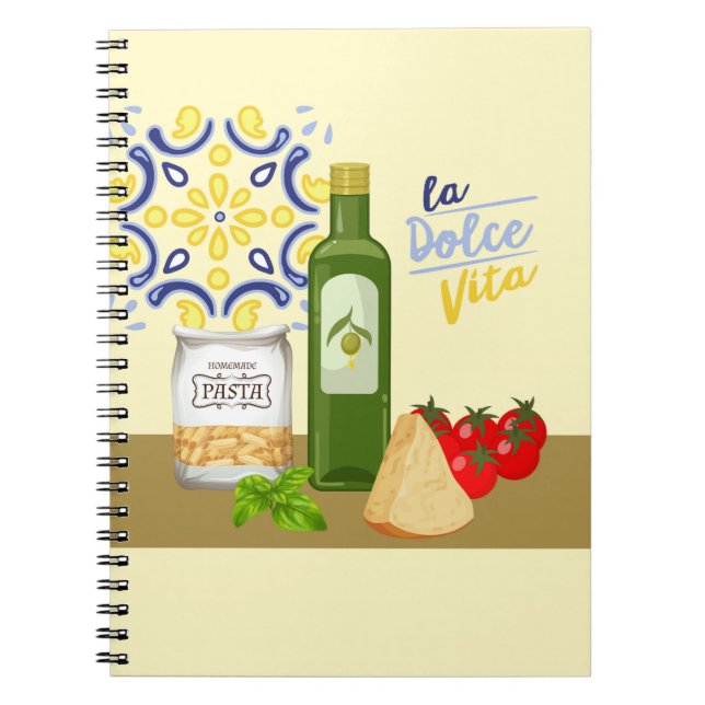 Caderno Espiral Vibrações do Mercado (Frente)