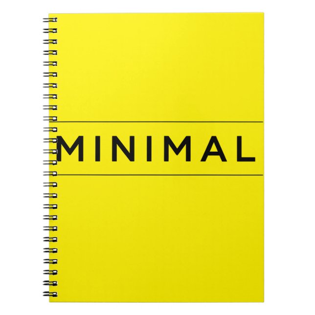 Caderno Espiral Vibrações Mínimas (Frente)