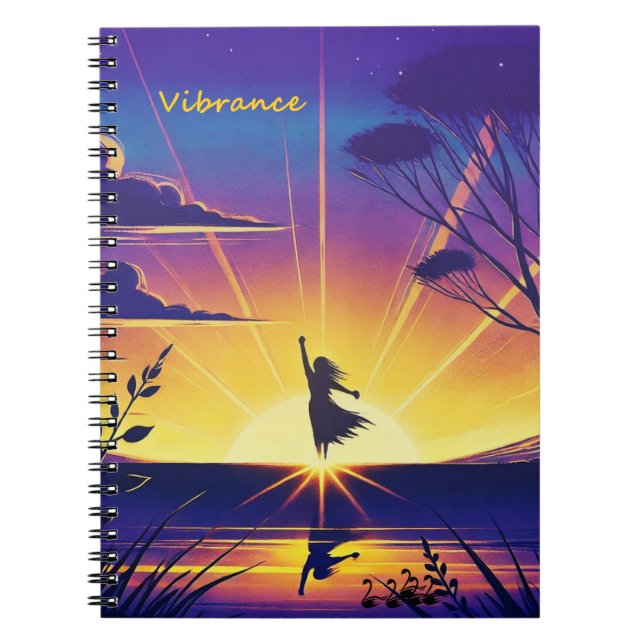 Caderno Espiral Vibrance (Frente)