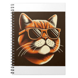 Caderno Espiral Vibrant Feline Grace