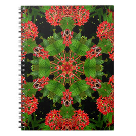 Caderno Espiral Viburnum Berries Caleidoscópio