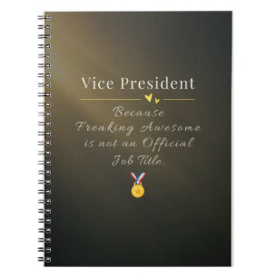 Caderno Espiral Vice-Presidente