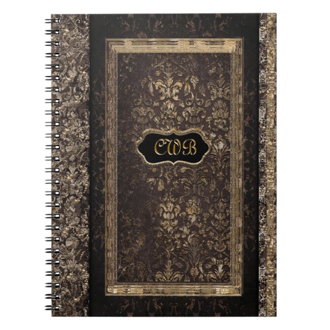 Caderno Espiral Victorian do jaspe de Ameran (Frente)