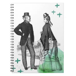 Caderno Espiral Victorian Gentleman and Lady | NoteBook