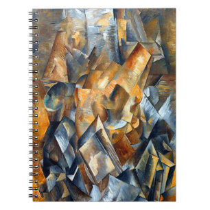 Caderno Espiral Vida de Georges Braque ainda com metrônomo