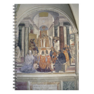 Caderno Espiral Vida de St. Benedict (fresco) (detalhe)
