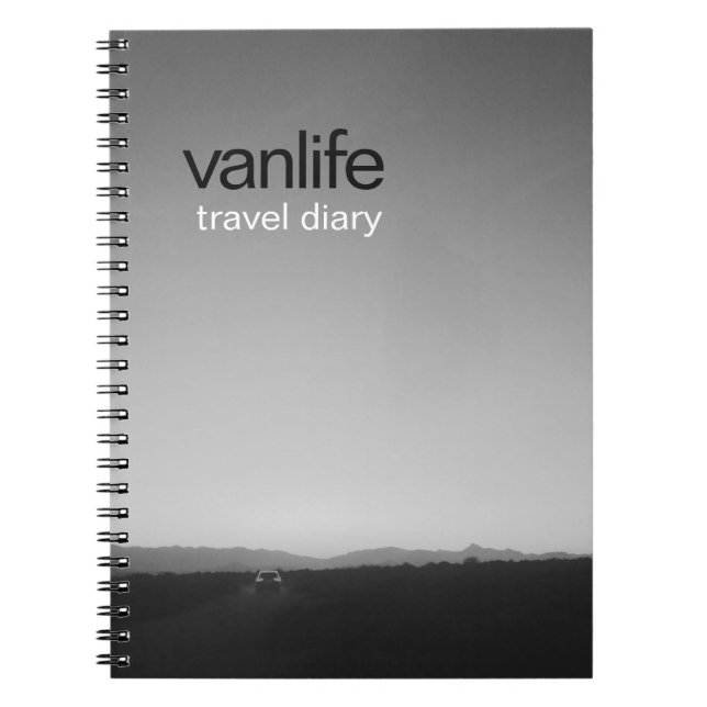 Caderno Espiral Vida em vans / RV (Frente)