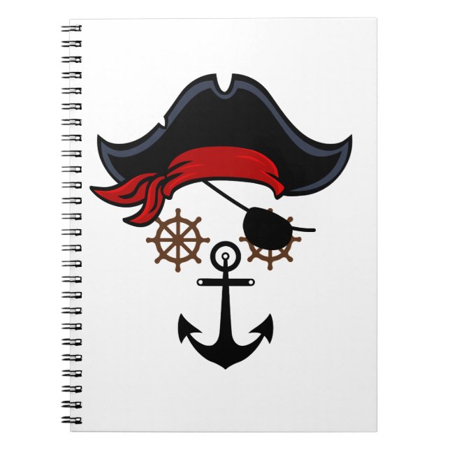 CADERNO ESPIRAL VIDA PIRATA (Frente)