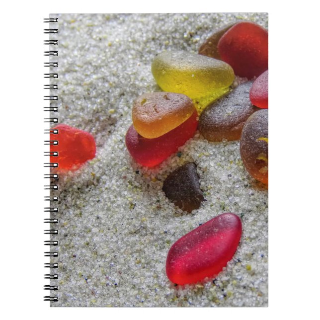 Caderno Espiral Vidro do mar vermelho - notebook (Frente)
