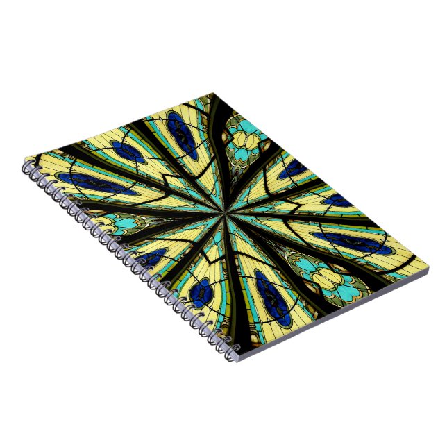 Caderno Espiral Vidro Estreito Caleidoscópio 23 (Lado Direito)