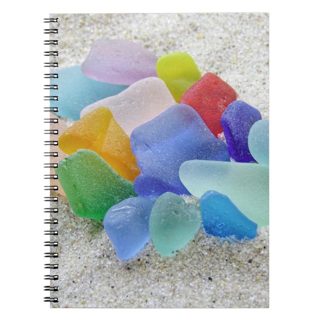 Caderno Espiral Vidro marinho de cores mistas - notebook (Frente)