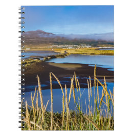 Caderno Espiral View on Saudarkrokur and Skagafjordur, Islândia