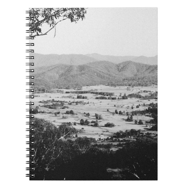 Caderno Espiral View over Araluen Valley (Frente)