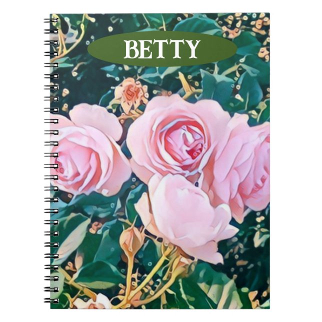 Caderno Espiral viintage birds purple botanical wallpaper (Frente)