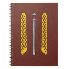 Caderno Espiral Viking Sword and Plaitwork