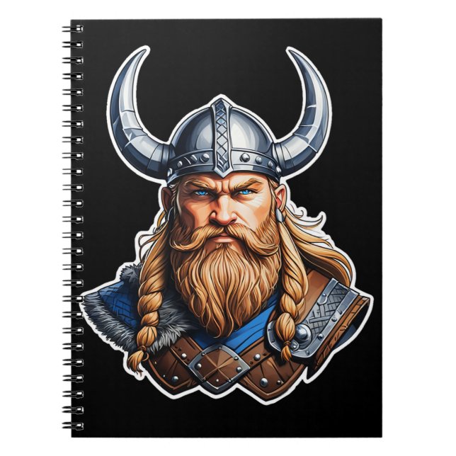 Caderno Espiral Vikings Nordic Man (Frente)