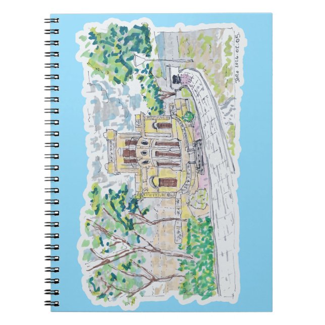 Caderno Espiral Vila Amarela Histórica (Frente)