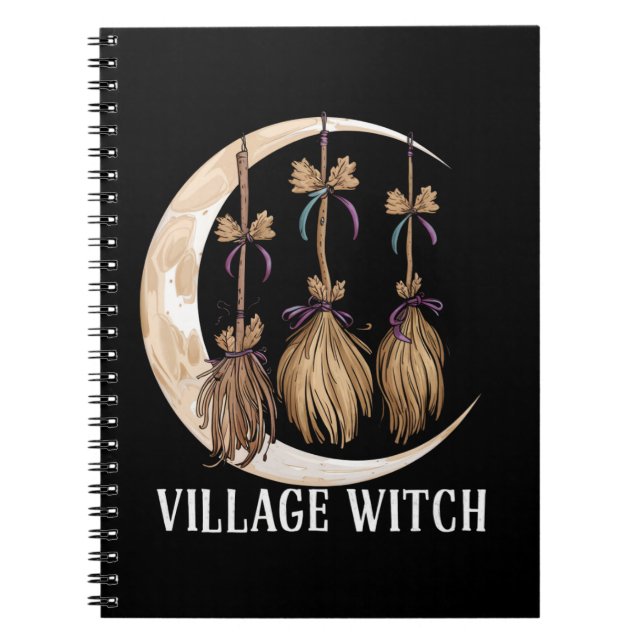 Caderno Espiral Village Witch Gothic Occult Wicca Pagan Nature (Frente)